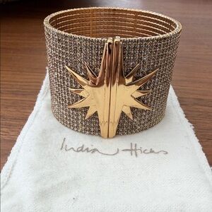 India Hicks Gold Star Cuff Bracelet